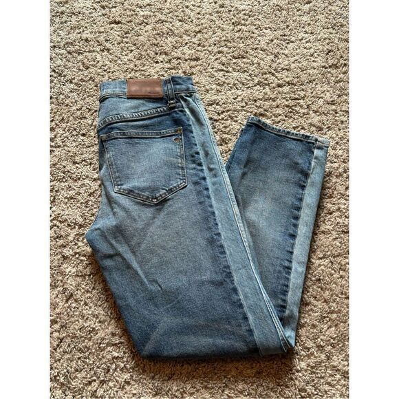Madewell Cruiser Straight Cropped Pieced Jeans